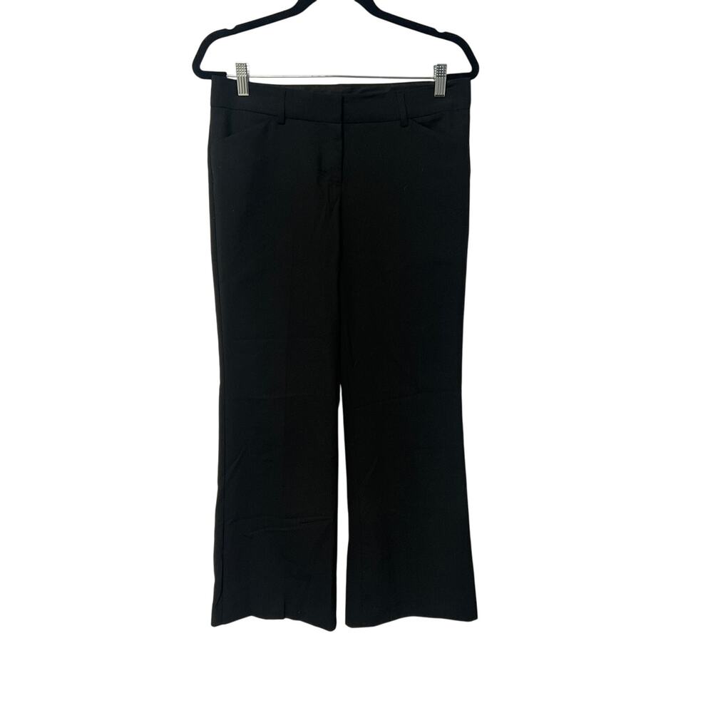 Express Editor Women’s Black Bootcut Dress Pants 6 Short 29” Inseam KB350
